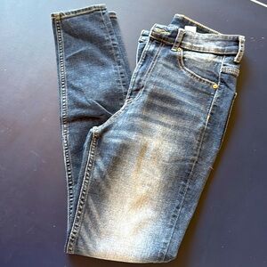 H & M High Waist Curvy Stretch Jeans Sz4